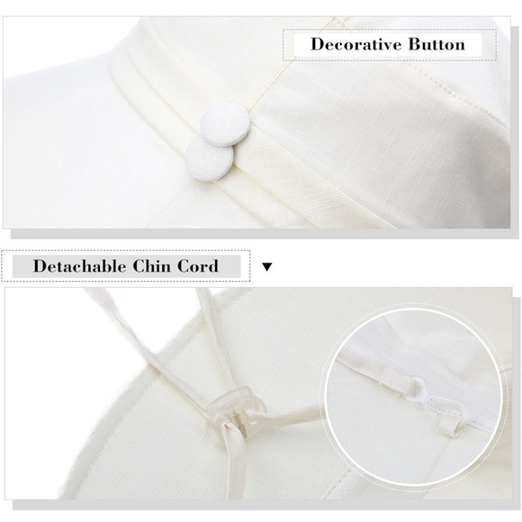 Siggi Womens Bucket Cord Sun Summer Beach Hat with Narrow Brim, Black - Picture 13 of 14